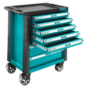 Carro Porta Herramientas gabinete metalico con 7 cajones TOTAL