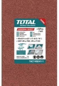 Set hoja Lija 3pcs 90x231mm  TOTAL TAC749241-1