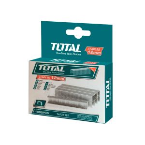 Caja de Grapas Cuadradas 12mm x 0.7mm x 1000 pcs TOTAL THT39122